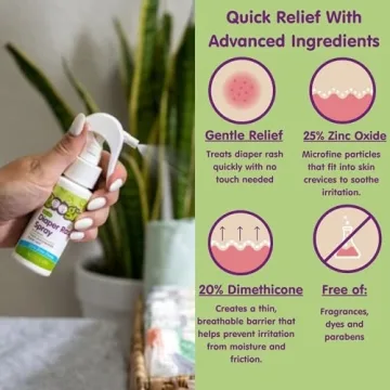 Boogie Diaper Rash Spray - Convenient, Safe Relief