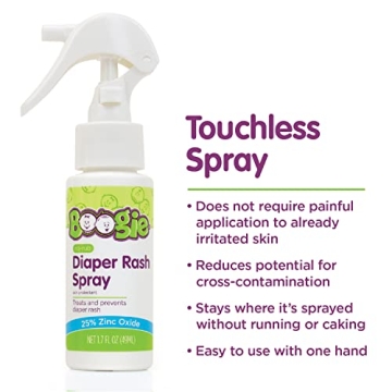 Boogie Diaper Rash Spray - Convenient, Safe Relief