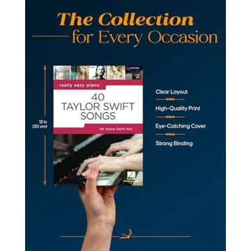 40 Taylor Swift Songs: Really Easy Piano Series with Lyrics & Performance Tips (Really Easy Piano; Hal Leonard)