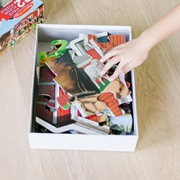 Melissa & Doug Jumbo Barn Puzzle - Fun 32 Pieces!