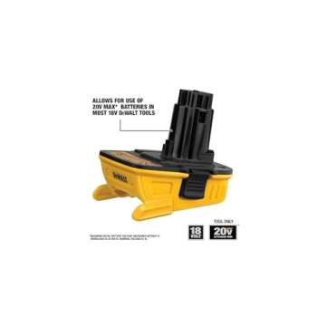 DEWALT DCA1820 Battery Adapter 18V to 20V - Enhance Your Tools!