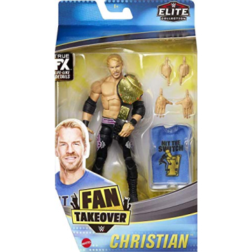 WWE Christian Elite Action Figure - Detailed Poseable Figure