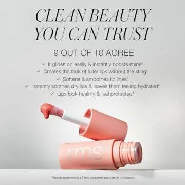 RMS Beauty Legendary Lip Oil - Tinted Lip Oil, Hydrating Lip Tint, Lip Combo Lip Tint Lip Care Products, Moisturizing Lip Gloss Long Lasting Lip Gloss
