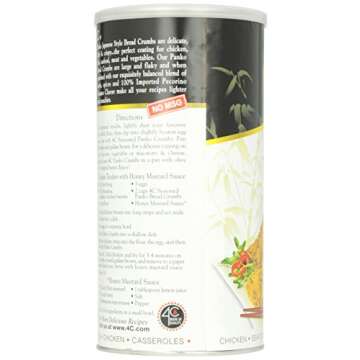 4C Flavored Panko Bread Crumbs - Crispy & Nutritious