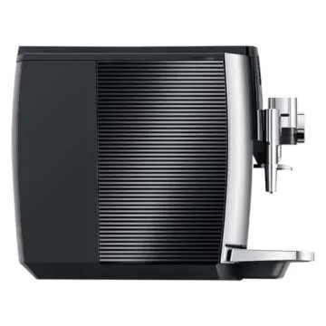 Jura E8 Automatic Coffee Machine with 17 Programmed Specialties, 2.8-Inch Display, and Professional Aroma Grinder (Chrome, Renewed)