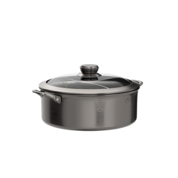 Laotesi 30cm Hot Pot with Divider for Induction Stoves