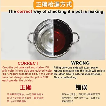 Laotesi 30cm Hot Pot with Divider for Induction Stoves