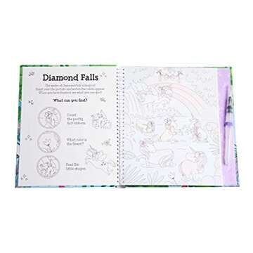 Magical Water Painting: Unicorns: (Art Activity Book, Books for Family Travel, Kids' Coloring Books,...