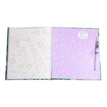 Magical Water Painting: Unicorns: (Art Activity Book, Books for Family Travel, Kids' Coloring Books, Magic Color and Fade) (iSeek)