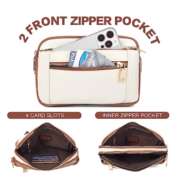 Telena Vegan Leather Fanny Pack Women Adjustable Crossbody Bag