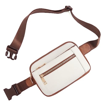 Telena Vegan Leather Fanny Pack Women Adjustable Crossbody Bag