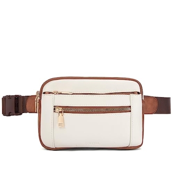 Telena Vegan Leather Fanny Pack Women Adjustable Crossbody Bag