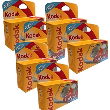 Kodak Fun Saver Single Use Camera – 6-Pack Bundle for Memories
