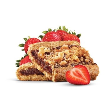 Vegan Strawberry Oatmeal Crumble Bars by Nature's Bakery