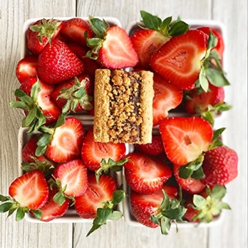 Vegan Strawberry Oatmeal Crumble Bars by Nature's Bakery