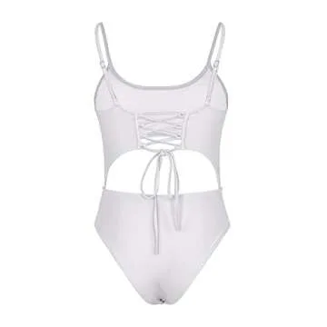 Meyeeka Women’s Spaghetti Strap Monokini - Flattering & Sexy Swimwear