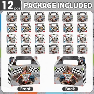 Monster Truck Treat Boxes for Birthday Party Decorations