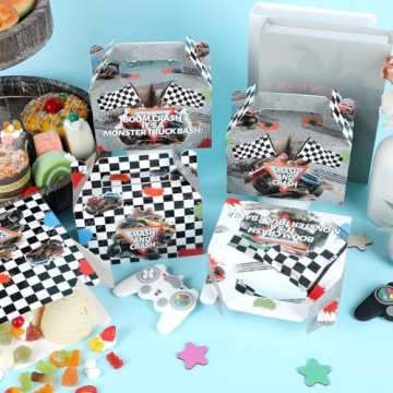 Monster Truck Treat Boxes for Birthday Party Decorations
