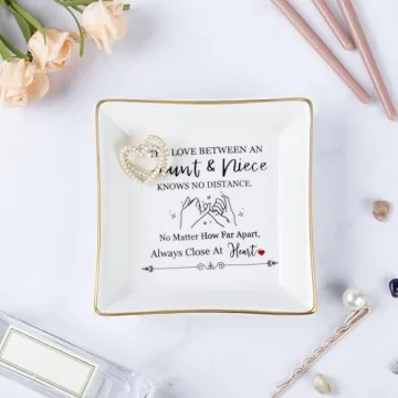 Love Between Aunt and Niece Trinket Dish - Perfect Gift