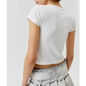 Trendy Tiger Graphic Crop Top for Teen Girls Summer