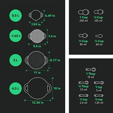 Vremi 13 Piece Mixing Bowl Set - Colorful Kitchen Essentials