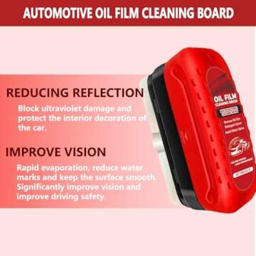 Automotive Oil Film Cleaning Brush for Crystal Clear Windows