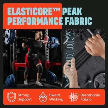 Mava Sports Knee Wraps (Pair) for Men & Women | Ideal for Cross Training, WODs, Gym Workouts, Weight...