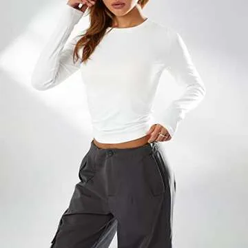 Chic Women's Slim Fit Casual Crop Top for Every Occasion