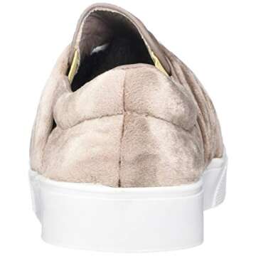 KAANAS Women's Mantua Velvet Knot Slip ON Fashion Sneaker, Mauve, 6 Regular US