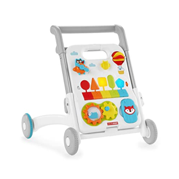 Skip Hop 4-in-1 Baby Walker: Light Up Music Toy with 40+ Activities