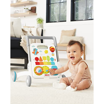 Skip Hop 4-in-1 Baby Walker Light Up Music Toy 40+ Activities
