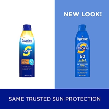 Coppertone Sport SPF 50 Sunscreen Spray - Ultimate Protection
