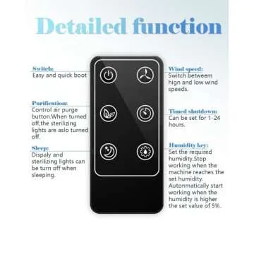 Dehumidifiers for Home, 550 Sq.Ft Dehumidifier for High Humidity with Remote Control, 2100ml(74oz) Portable Quiet Dehumidifiers with 24Hour Timer, Auto Shut-Off, for Bedroom, Bathroom, RV and Basement