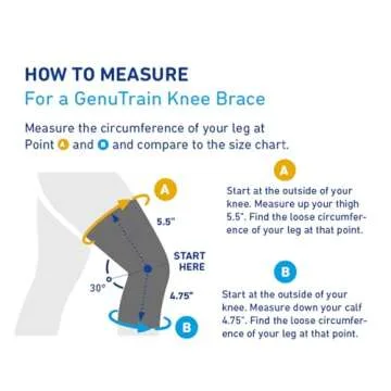 Bauerfeind GenuTrain Knee Brace for Pain Relief and Support