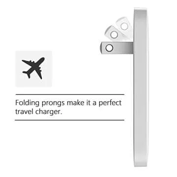 Type C Flat Wall Charger, Galvanox Ultra Slim, Dual USB-C