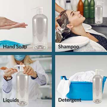 Eco-Friendly Bottle Pump Dispenser for Shampoo and More