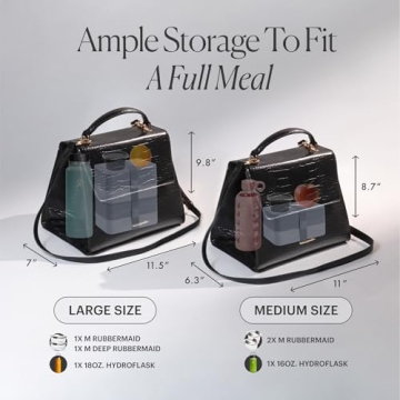 Chic Insulated Lunch Bag for Women, Stylish & Functional