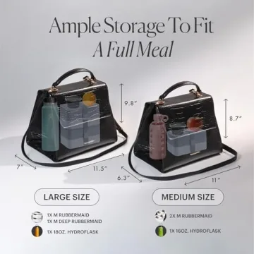 Chic Insulated Lunch Bag for Women, Stylish & Functional