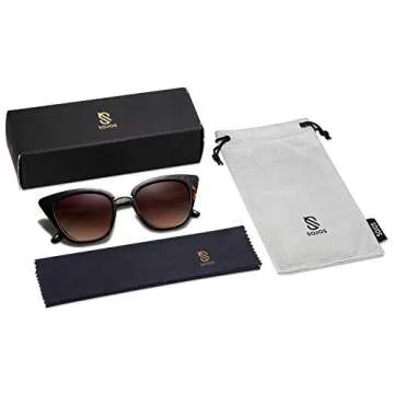 SOJOS Cat Eye Sunglasses UV400 Protection for Fashion Lovers