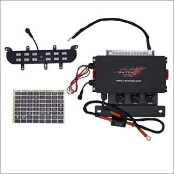 Voswitch JL120 Lower Dash Switch Panel for Jeep Wrangler JLU - Streamlined, Durable & Customizable 1...