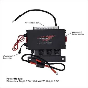 Voswitch JL120 Switch Panel for Jeep Wrangler JLU