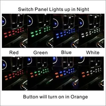 Voswitch JL120 Switch Panel for Jeep Wrangler JLU