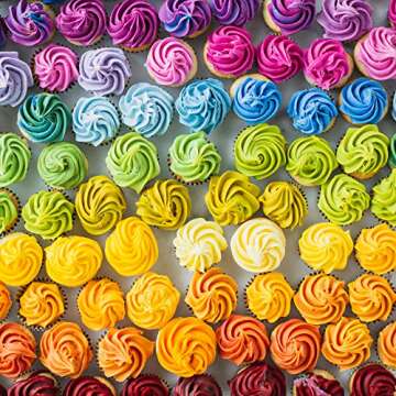 ColorKitchen Food Coloring Multi-Pack (10 Packets-5 Colors) – Plant-based Colors For Frosting and Natural Healthy Baking | Artificial Dye-free | Gluten-free | Non-GMO | Vegan | Soy free