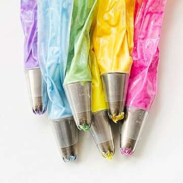 ColorKitchen Food Coloring Multi-Pack (10 Packets-5 Colors) – Plant-based Colors For Frosting and Natural Healthy Baking | Artificial Dye-free | Gluten-free | Non-GMO | Vegan | Soy free