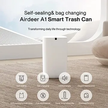 Airdeer Smart Trash Can Touchless Self-Sealing Auto-Refill