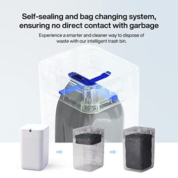 Airdeer Smart Trash Can Touchless Self-Sealing Auto-Refill