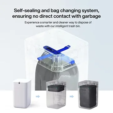 Airdeer Smart Trash Can Touchless Self-Sealing Auto-Refill