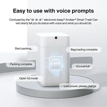 Airdeer Smart Trash Can Touchless Self-Sealing Auto-Refill