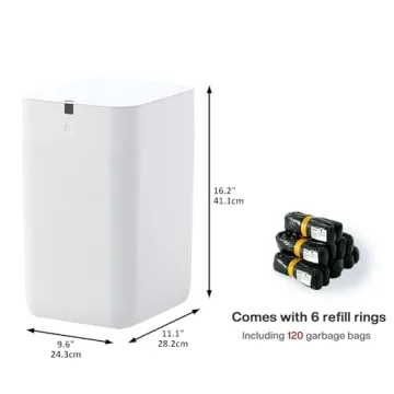 Airdeer Smart Trash Can Touchless Self-Sealing Auto-Refill