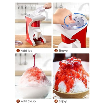 Reemix Snow Cone Maker for Homemade Frozen Treats